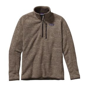 Tan Men’s Large Patagonia Better Sweater 1/4 Zip Fleece